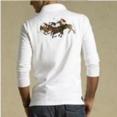 Cheap Ralph lauren mens' long sleeve polo shirts wholesale No. 1542